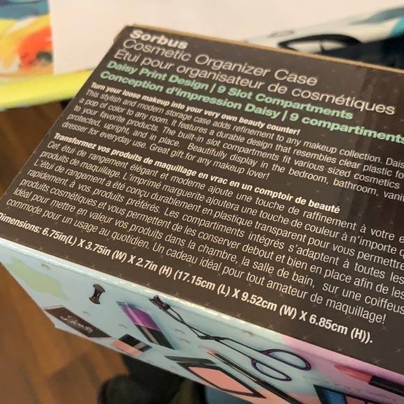 Sorbus Mini Organizer With 9 Slots- Daisy Print - Picture 7 of 9